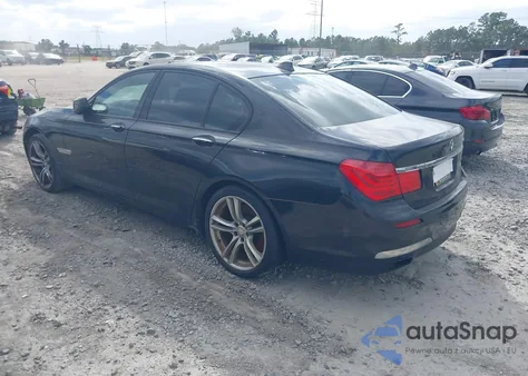 2010 BMW 750I xDrive из США, поврежденный, VIN WBAKC6C57ACL67761